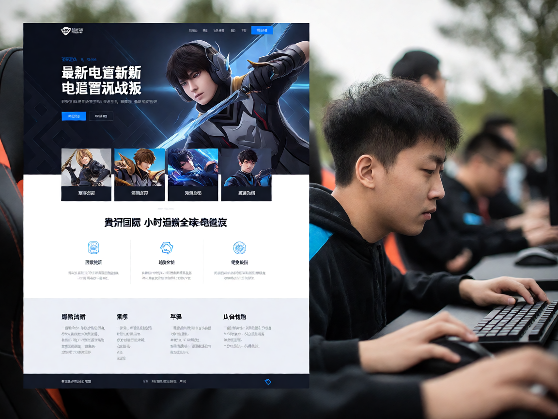 星空电竞资讯页面，展示最新电竞新闻